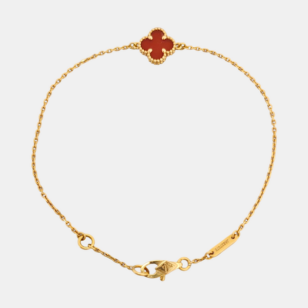 Sweet Alhambra 18k Rose Gold Bracelet