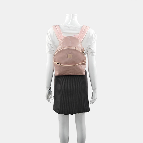 Signature Monogram Coated Canvas Pink