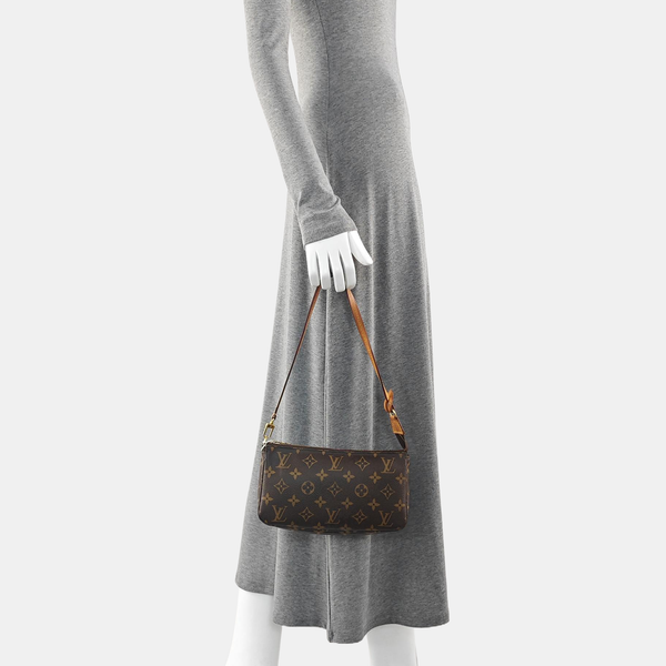 ACCESSOIRES Monogram Coated Canvas Brown