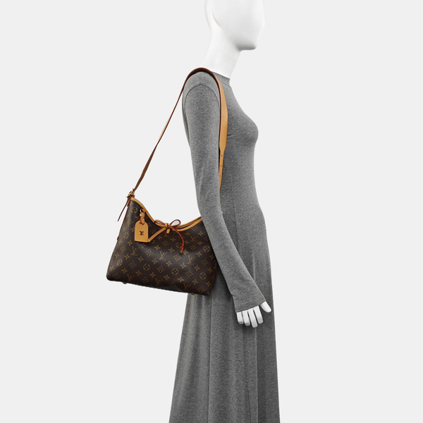 CARRYALL PM Monogram Coated Canvas Brown