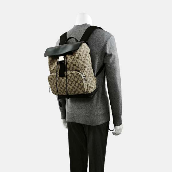 GG Supreme Monogram Coated Canvas Beige