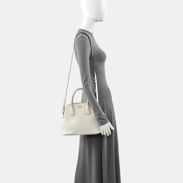 Promenade Saffiano Calfskin White