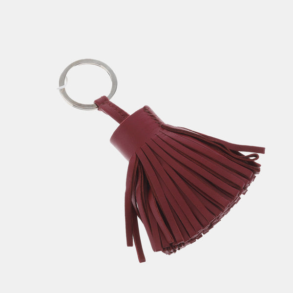 Red Leather Bag Charm