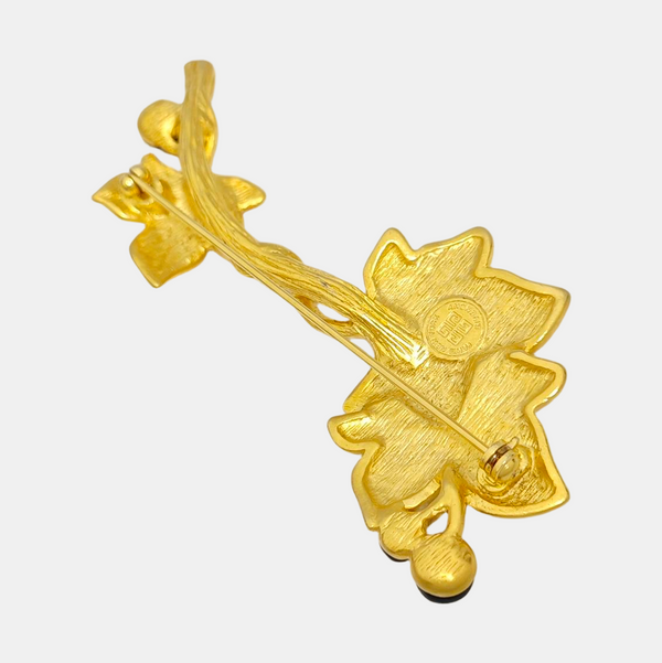 Metal Gold Brooch