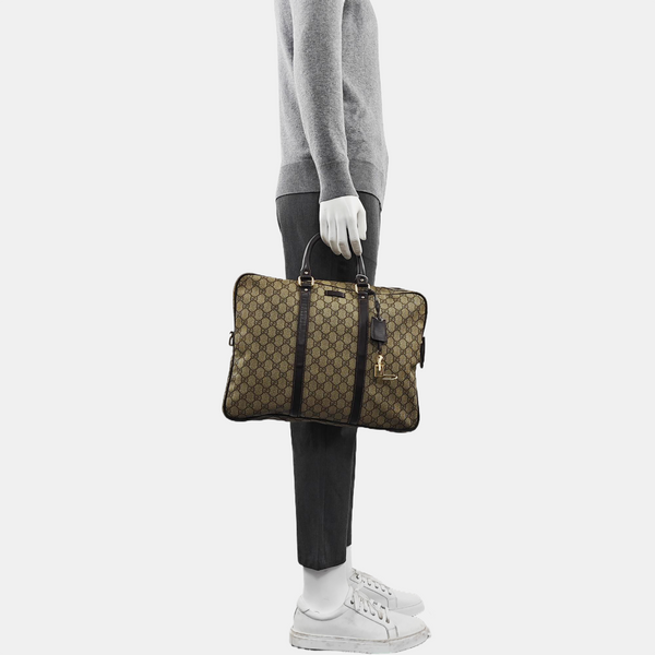 Duffle Monogram Coated Canvas Beige