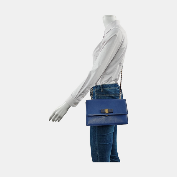 Ginny Calfskin Blue