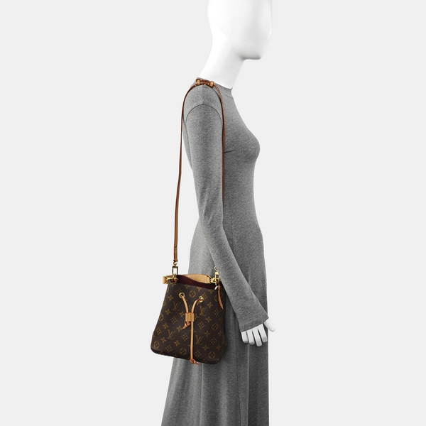 NÉONOÉ BB Monogram Coated Canvas Brown
