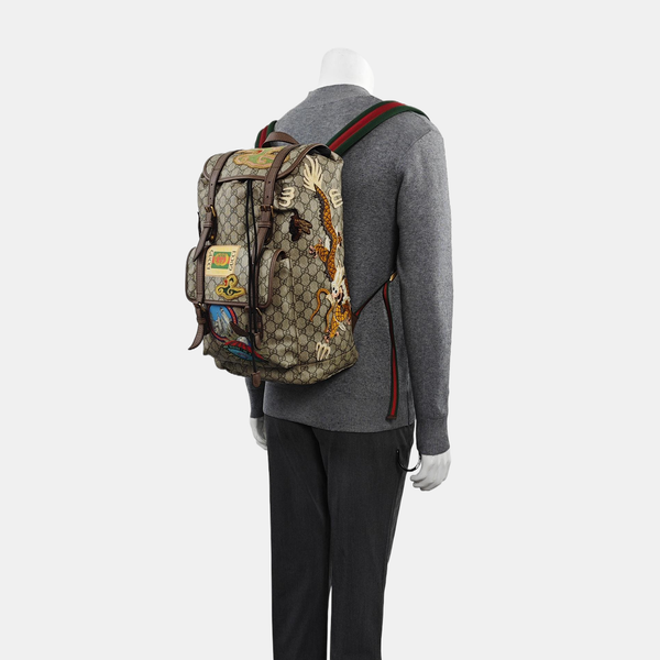 Courrier Monogram Coated Canvas Beige