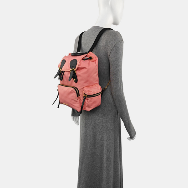 The Rucksack Medium Nylon Pink