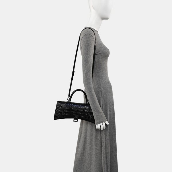 Hourglass Calfskin Black
