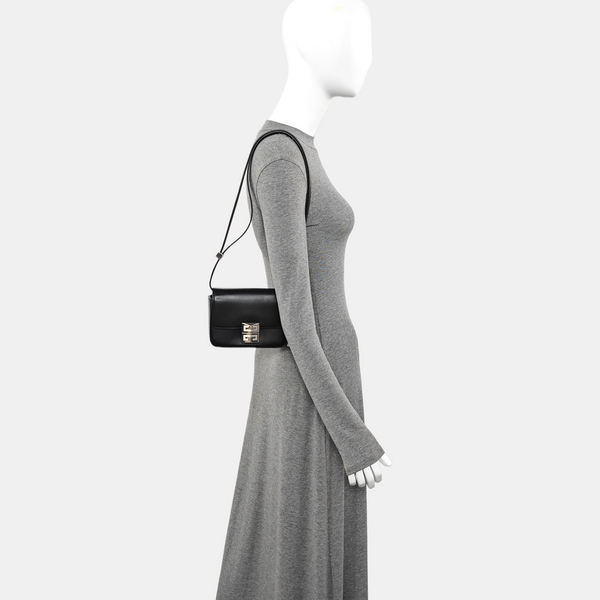Calfskin Shoulder Bag Black