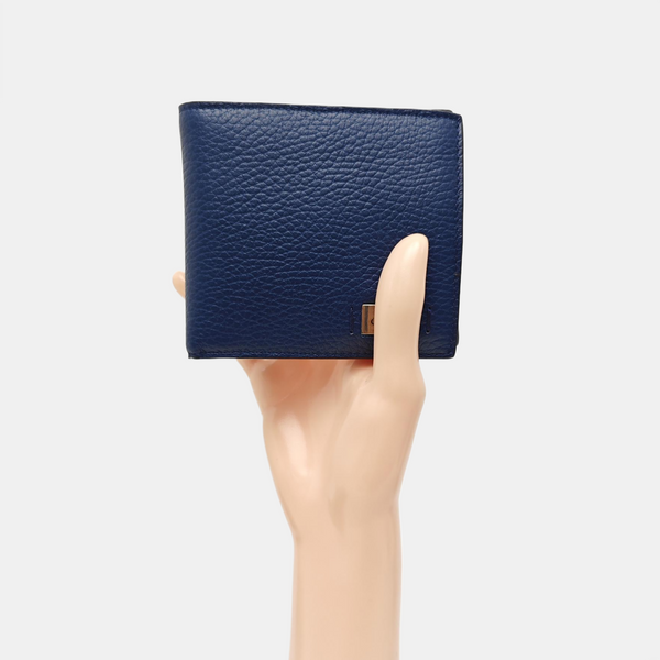 Calfskin Wallet Blue