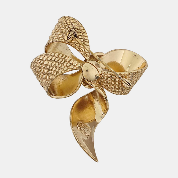 Metal Gold Brooch