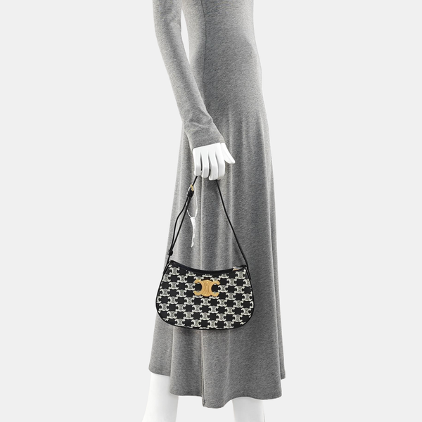 TILLY Medium Calfskin Black