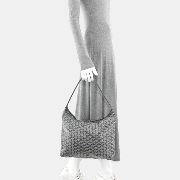 Hobo Coated Canvas Gray