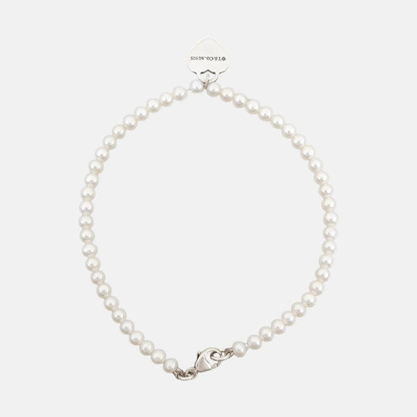 Return To Tiffany 925 Sterling Silver White Bracelet