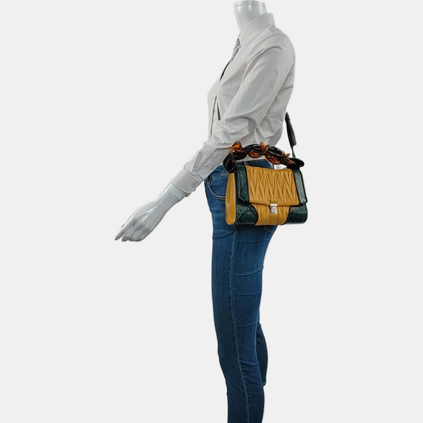 Quilted Lambskin Yellow