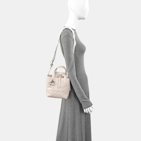 Toujours Small Cannage Calfskin Pink