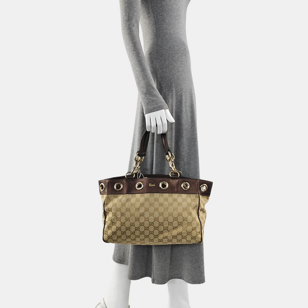 Positano Monogram Canvas Brown