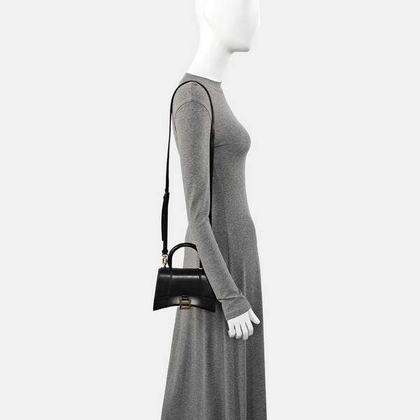 Hourglass XS Calfskin Black