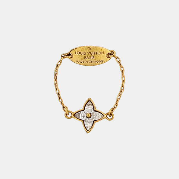 BLOOMING STRASS Metal Gold Ring EU 55
