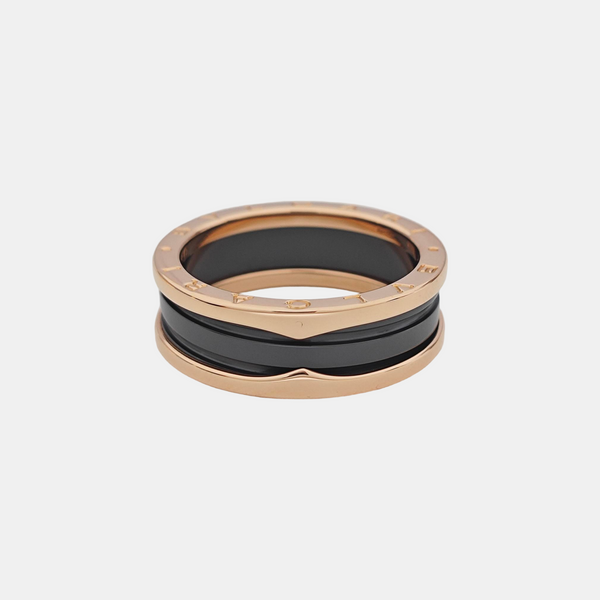 B.ZERO1 18k Rose Gold Ring EU 65