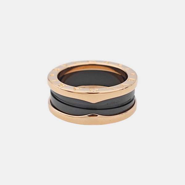 B.ZERO1 18k Rose Gold Ring EU 52