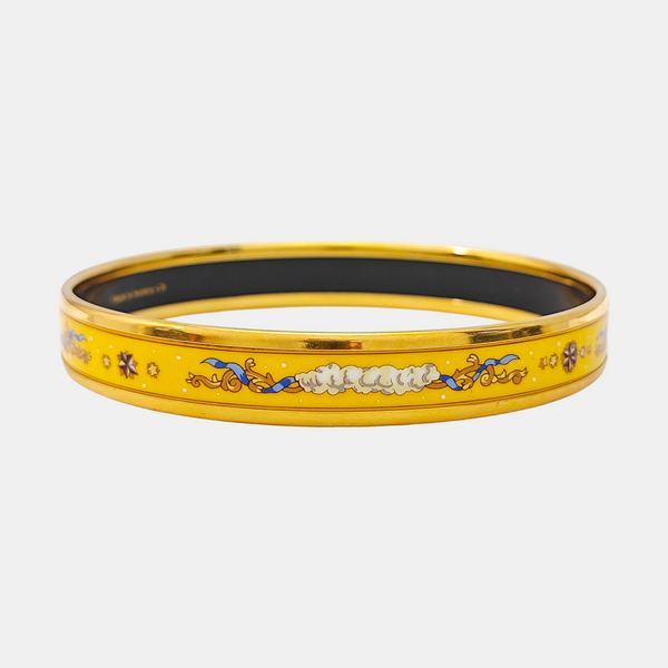 Email Metal Yellow Bangle