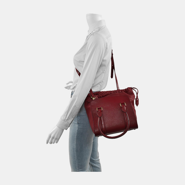 Dinton Calfskin Red