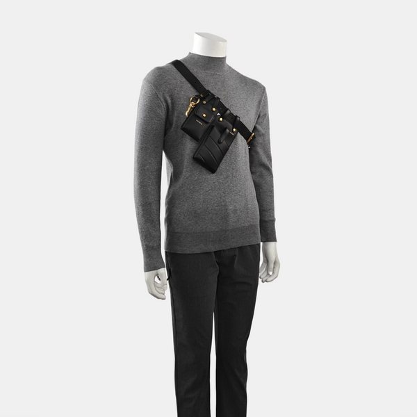Calfskin Belt Bag Black