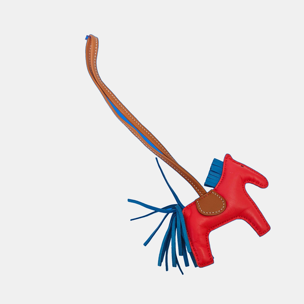 Leather Bag Charm Multicolor