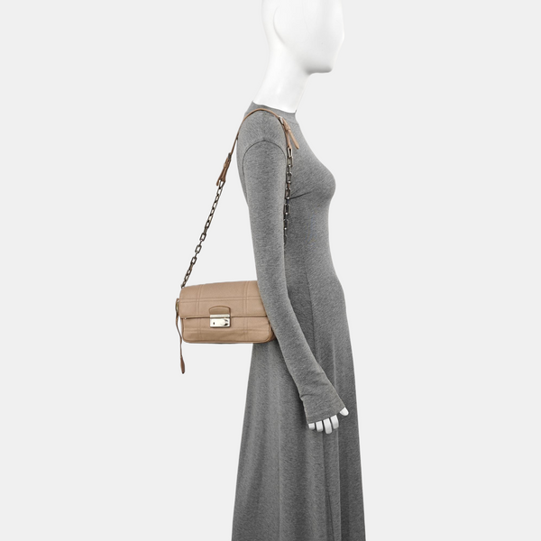 Calfskin Shoulder Bag Pink