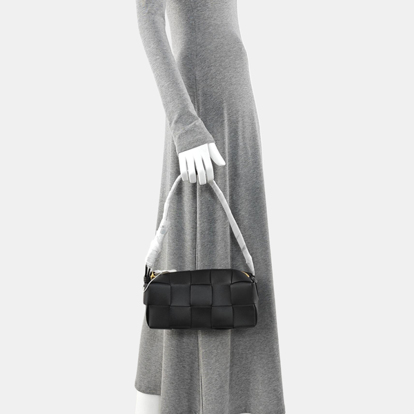 Brick Cassette Small Lambskin Black