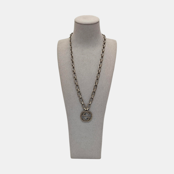 Interlocking G 925 Sterling Silver Necklace