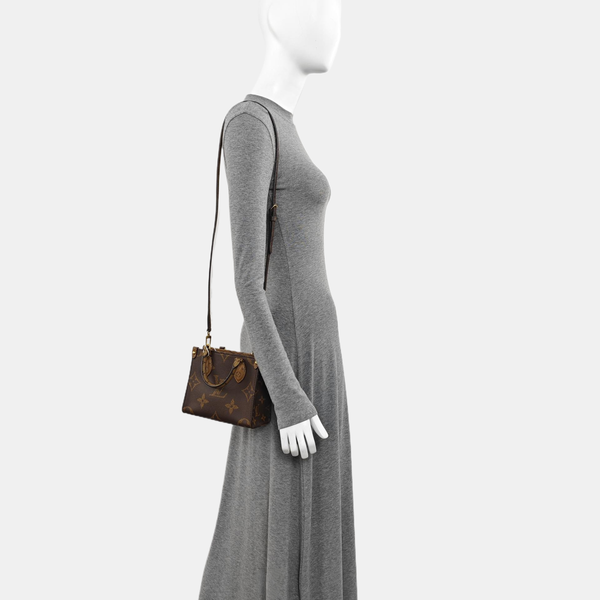 ONTHEGO BB Monogram Coated Canvas Brown