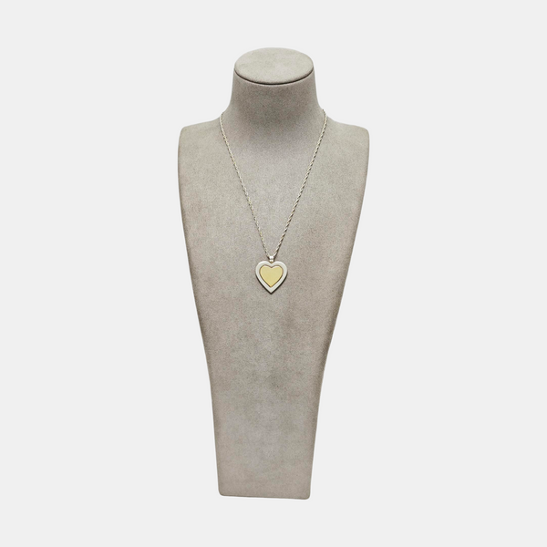 18k Gold Silver Necklace