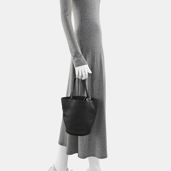 Leather Tote Bag Black