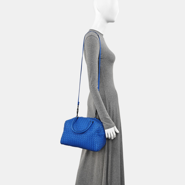 Calfskin Shoulder Bag Blue
