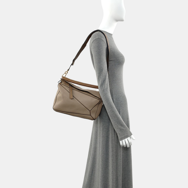Puzzle Small Calfskin Gray