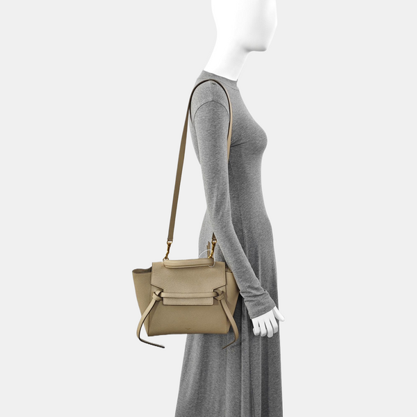 BELT Micro Calfskin Beige