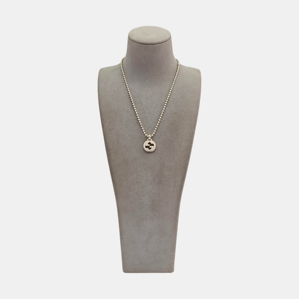 Interlocking G 925 Sterling Silver Necklace