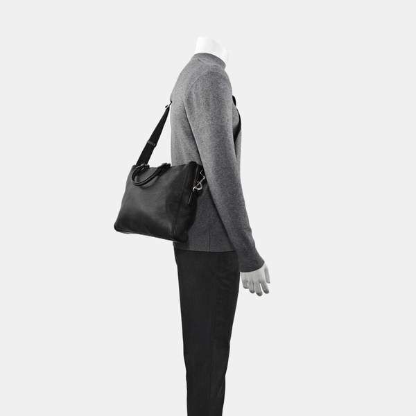 Calfskin Shoulder Bag Black