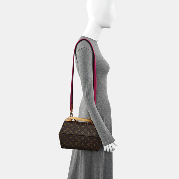 CLUNY Monogram Coated Canvas Brown
