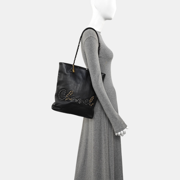 Calfskin Tote Bag Black