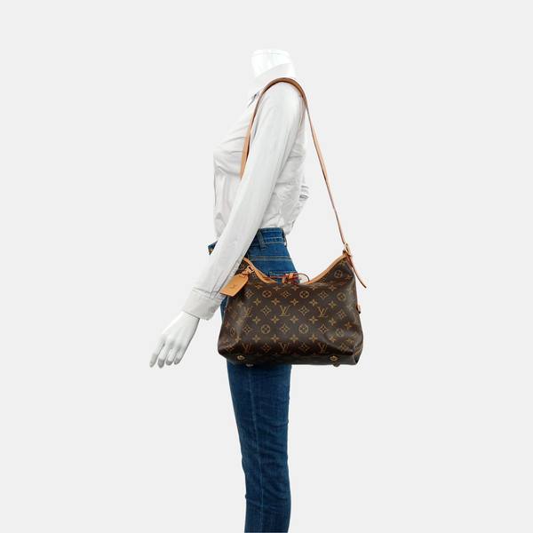 CARRYALL PM Monogram Coated Canvas Brown