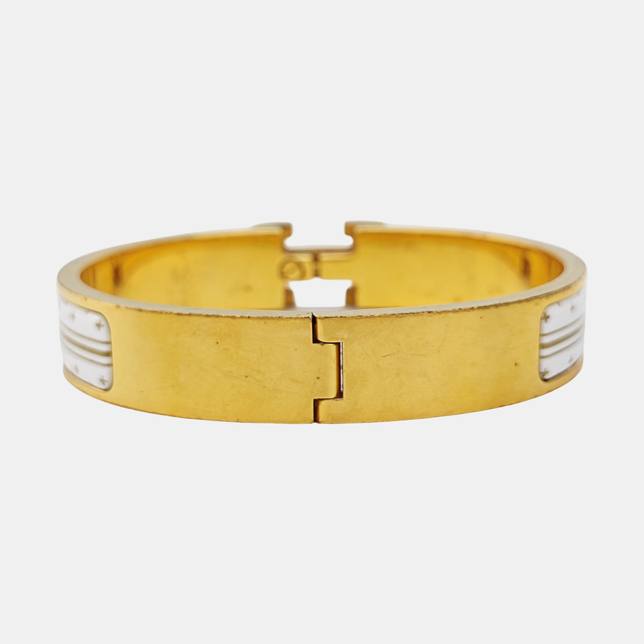 Clic H Metal Gold Bangle – Looply