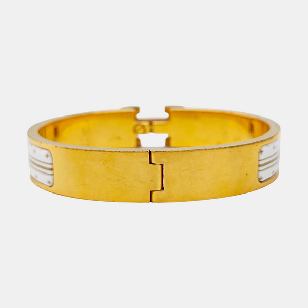 Clic H Metal Gold Bangle