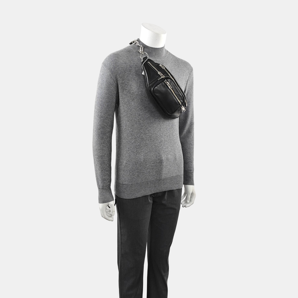 Lambskin Belt Bag Medium Black