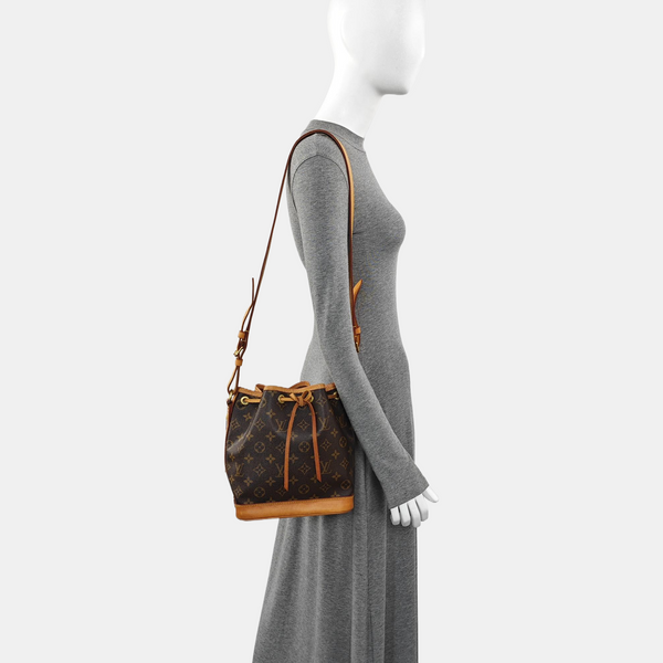 NOÉ BB Monogram Coated Canvas Brown