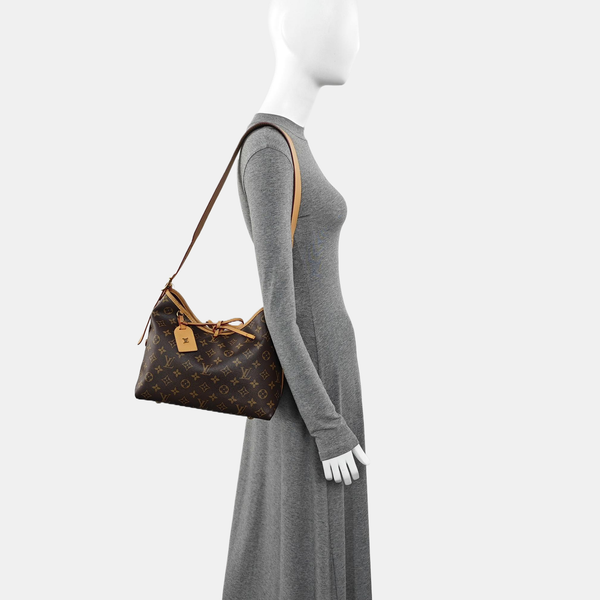 CARRYALL PM Monogram Coated Canvas Brown